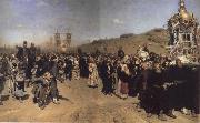 Ilya Repin Religious Procession in kursk province France oil painting reproduction